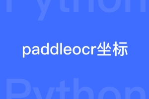 paddleocr输出的坐标是什么意思，怎么计算的？